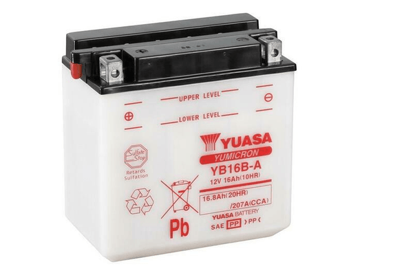 Pièces Quad & Motos - Electrique - Batterie YUASA conventionnelle sans pack acide - YB16B-A