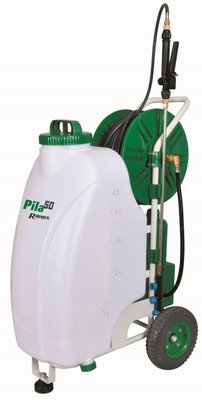 Materiels - Pulvérisateur porté - PULVERISATEUR 50L A BATTERIE SUR ROUES "PILA50" + TUYAU 50M