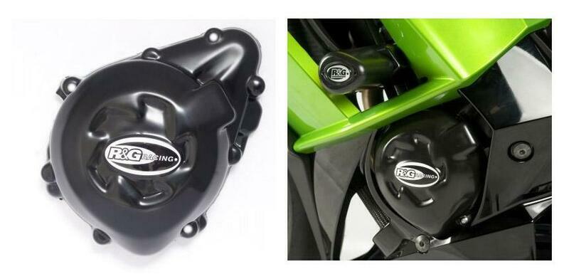 Pièces Quad & Motos - Equipement véhicule - Couvre-carter gauche R&G RACING noir Kawasaki Z1000/SX