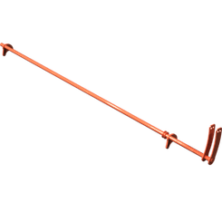 Pièces agricoles - Pièce divers - Arbre de commande 3.50m -peint-