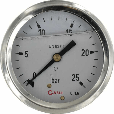 Pièces agricoles - Hydraulique - Manom.inf. 7214 Ø63mm 0-25b