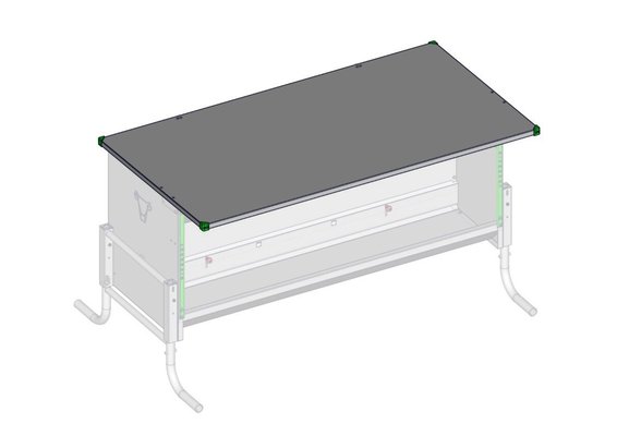 Materiels - Matériel d'élevage - autre - TOIT NOURRISSEUR 2M50 L.2.57M