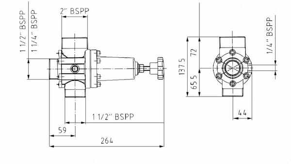 Pièces agricoles - Pièce Pulvérisateur - Régulateur d`press 11/2" 20 b.