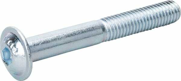 Pièces agricoles - Fasteners - Vis tête bombée 6 pans creux plate M8x60 10,9