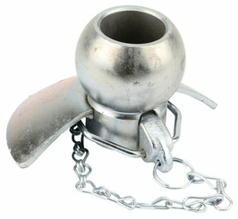 Pièces agricoles - Tracteur pièce adaptable - Rotule d'attelage inférieure avec oreille Cat.3/3 Ø37/64 gopart