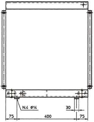 Pièces agricoles - Hydraulique - Refroidisseur d'huile (12 V) 38-50'C 2050K-12-2-01