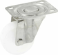 Roue pivotante, roue en polyamide : Ø80x30mm, Fixation de plaque: 105x85mm Load: 100kg, Ro-Carr