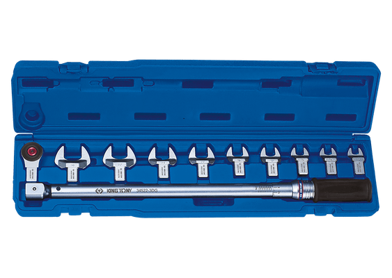 Outils - Outils divers - Coffret clé à déclenchement 345222DG 40-200Nm + 9 embouts 14X18