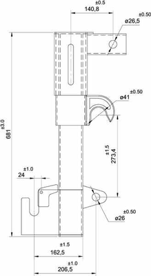 Pièces agricoles - Tracteur pièce adaptable - Adaptateur 3 points Euro