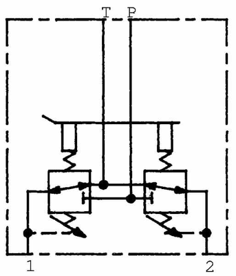 Pièces agricoles - Hydraulique - Commande servo à pied SV50-B/0