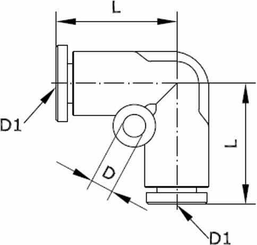 Pièces agricoles - Pièce pneumatique - Raccord vissé