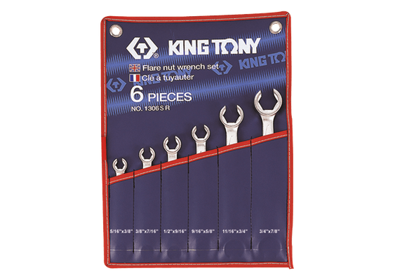 Outils - Outils divers - Trousse de 6 clés à tuyauter de 5/8" à 7/8"