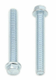 Vis à bride BOLT tête hexagonale 8mm M6x1x45mm 10 pièces