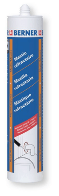 Chimie - Chimie divers - Mastic réfractaire haute température +1500°C 310 ml (par 1)
