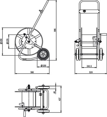 Pièces agricoles - Hydraulique - Hose cart Forever 2