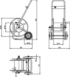 Pièces agricoles - Hydraulique - Hose cart Forever 2