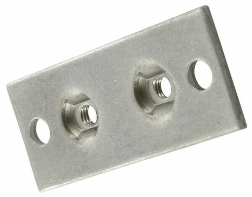 Pièces agricoles - Hydraulique - Plaque à visser inox Gr.1