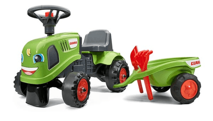 Loisirs - Jouets - Tracteur Claas avec remorque, pelle et rateau
