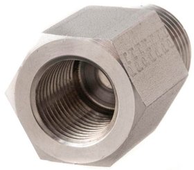 Pièces agricoles - Hydraulique - Raccord à filetage femelle 8S x 1/4" BSP SS