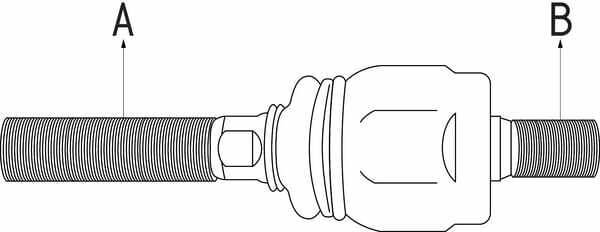 Pièces agricoles - Tracteur pièce adaptable - Tête de rotule axiale