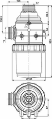 Pièces agricoles - Pièce Pulvérisateur - Filtre d'aspirat. 200-260l T7