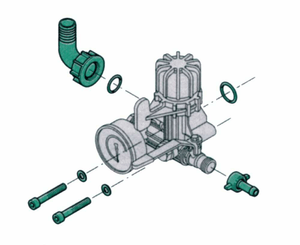 Pièces agricoles - Pièce Pulvérisateur - Kit de montage GR 30