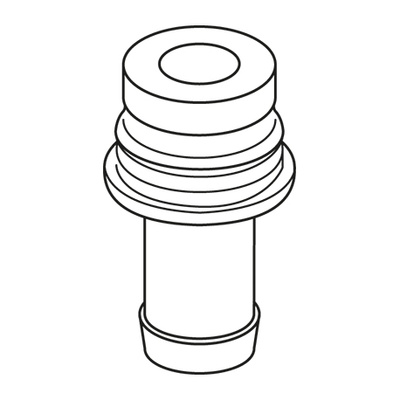 Pièces agricoles - Raccords - RACCORD SORTIE D.25 P/VRE-M 150l/mn
