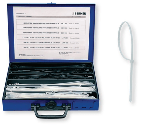 Boulonnerie, quincaillerie - Meubles, rangements - COFFRET F3105D COLLIERS TY