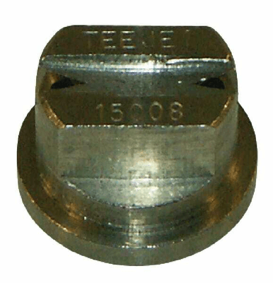 Pièces agricoles - Pièce Pulvérisateur - Buse à double jets TQ 150° 8 argent acier inoxydable TeeJet