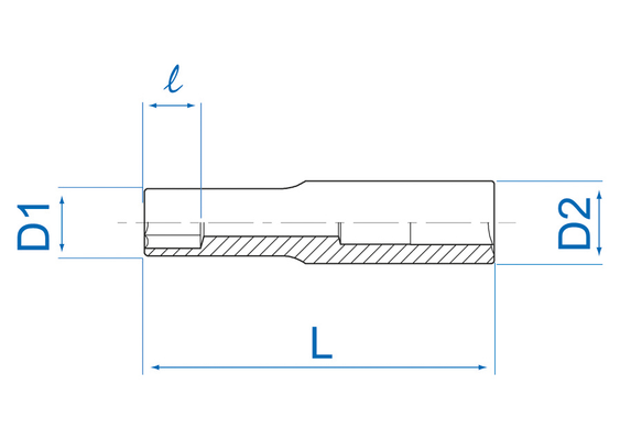 Outils - Outils divers - Douille 1/4" Torx E5