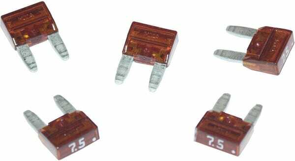 Pièces agricoles - Eclairage - Fusible lame mini 32V 7,5A longueur 16,3mm brun pack 50x iMaXX