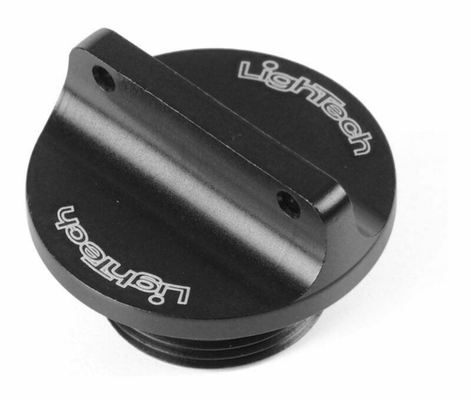 Pièces Quad & Motos - Pièces communes - Bouchon de carter d'huile LIGHTECH 2 trous noir M20 x 1,5