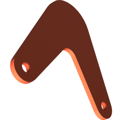 Pièces agricoles - Pièce divers - arrêt pour couvrir -peint-