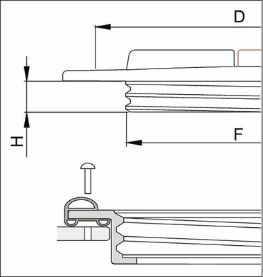 Pièces agricoles - Pièce Pulvérisateur - Couvercle de réservoir 255mm