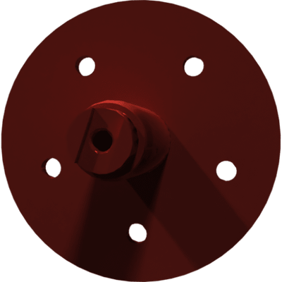 Pièces agricoles - Pièce divers - axe soudé peint