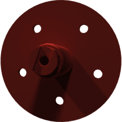 Pièces agricoles - Pièce divers - axe soudé peint