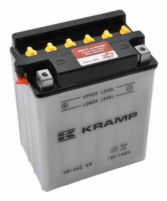 Pièces agricoles - Eclairage - Batterie 12V 14Ah 200A avec pack d'acide Kramp