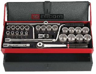 Outils - Outils divers - Coffret douille 1/2 12 pansmm