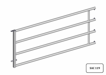 Materiels - Cage de contention - PACK DE 12 ARRIERES EX4 3/4M L.2.50M