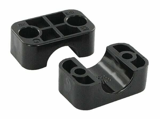 Pièces agricoles - Hydraulique - Demi-coq. noire lisse A3 22mm