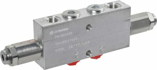 Pièces agricoles - Hydraulique - Soupape d'équilibrage VODL 05 A06 S B 3/8