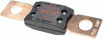 Pièces agricoles - Eclairage - Fusible méga 175A longueur 68,6mm blanc Hella