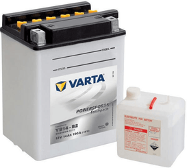 Pièces agricoles - Eclairage - Batterie 12V 14Ah 190A Sports motorisés Freshpack VARTA