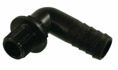 Pièces agricoles - Pièce Pulvérisateur - Coude 90°+embout 16mm+M 1/2"