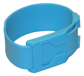 Pièces agricoles - Cloture,Jardin & Sylviculture - Bracelet plastique bleu
