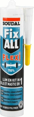 Chimie - Chimie divers - Colle et produit d'étanchéité fix-all Flexi Blanc