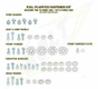 Kit vis complet de plastiques Bolt Suzuki RM-Z450/250