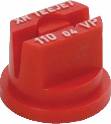 Pièces agricoles - Pièce Pulvérisateur - Buse à jet plat XR 110° 4 rouge plastique TeeJet ZNT