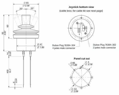 Pièces agricoles - Hydraulique - Electrique Prop. Levier PVG 32