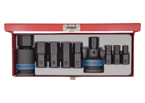 Outils - Outils divers - Coffret à choc 3/4" 6 pans, de 10 à 32mm